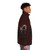 Chaos Reigns Puffer Jacket featuring movie and black metal inspired design - men side right