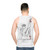 Unisex ballet dancer red shoes tank top - men back