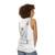 Unisex ballet dancer red shoes tank top - women back