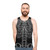 Skeleton ribcage unisex tank top - men