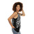 Skeleton Rib Cage Unisex Tank Top - women side