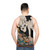 Skeleton Ghost Ukiyo-e Woodblock Print Unisex Tank Top - men back
