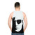 Warhol Unisex Pop Art Tank Top - men back