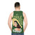 Unisex Tank Top with Alejandro Mogollo Art - men back