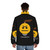 Chamoji Puffer Jacket with Chamorro Emoji Design - men back