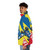 Cevert retro race car graphic tee puffer jacket - men side left