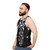 Unisex tank top with Mandalorian and Scandinavian design featuring mythosaur skull - men side