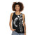 Unisex tank top with Mandalorian and Scandinavian design featuring mythosaur skull - women