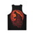 Unisex tank top with Fenrir, Loki's son, from Norse mythology - Back