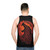 Unisex tank top with Fenrir, Loki's son, from Norse mythology - men back