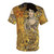 AOP T-shirt featuring a digital art interpretation of Gustav Klimt's famous painting "Adele Bloch Bauer I" - Back