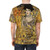 AOP T-shirt featuring a digital art interpretation of Gustav Klimt's famous painting "Adele Bloch Bauer I" - men back