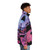 Celeste Puffer Jacket featuring the iconic character Madeline in a space-themed design - men side right