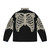 The Locked Tomb Ribcage Puffer Jacket with skeleton design - Back