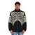 The Locked Tomb Ribcage Puffer Jacket with skeleton design - men front