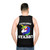 Feeling Stabby Unisex Retro Rainbow Unicorn Tank Top - men back