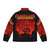 Ceaseless Discharge Puffer Jacket featuring a dark souls-inspired design - Back