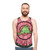 Martha's Vineyard Unisex Tank Top in Pink and Green - men