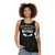 Unisex tank top with "Feel Safe At Night Sleep With A Butcher" design - women