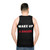 Unisex tank top featuring a soccer-themed design for active lifestyle enthusiasts - men back