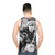 Marlon Brando Vintage Black and White Unisex Tank Top - men back