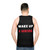 Unisex wake up and hike tank top - men back