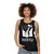 Unisex tank top with a pun design featuring Johann Sebastian Bach - women