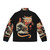 Catana Wave Puffer Jacket featuring a cat-inspired design inspired by the iconic Great Wave off Kanagawa - Back