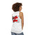 Fauve retro unisex tank top - women back