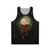 Faun-inspired unisex tank top featuring mythical creature design
