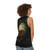 Faun-inspired unisex tank top featuring mythical creature design - women back