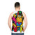 Retro Waikiki Monkey 80s Unisex Tank Top - men back