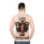 Patroclus and Achilles unisex tank top with Greek mythology design - men back