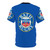 Bath Rugby inspired unisex t-shirt with rugby ball and team logo design - Back