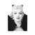 Vintage Marilyn Monroe Black and White Tank Top - Back