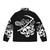 Cat Grim Reaper Puffer Jacket with Cute Kitten Design - Back