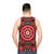 Sindhi culture design unisex tank top - men back