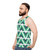 Vue.js Pattern Unisex Tank Top - men side