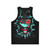 Unisex Vox tank top with demonic design - Back