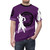 Gundam-inspired anime t-shirt featuring a silhouette design - men front