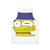 Marge Simpson Smeared Face Funny Unisex Tank Top - Back