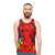 Colorful Mardi Gras-themed unisex tank top - men