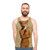 Fantastic Mr. Fox unisex tank top with minimalist anime-inspired design - men