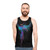Colorful phoenix bird abstract art unisex tank top - men