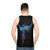 Colorful phoenix bird abstract art unisex tank top - men back