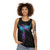 Colorful phoenix bird abstract art unisex tank top - women