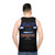 Unisex tank top featuring the classic car 'Christine' from the cult movie - men back