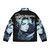 Castlevania Sypha Belnades puffer jacket featuring the mage character from the Netflix series - Back