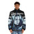 Castlevania Sypha Belnades puffer jacket featuring the mage character from the Netflix series - men front