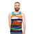 Fallscape Unisex Tank Top with Nature Inspired Abstract Art - men